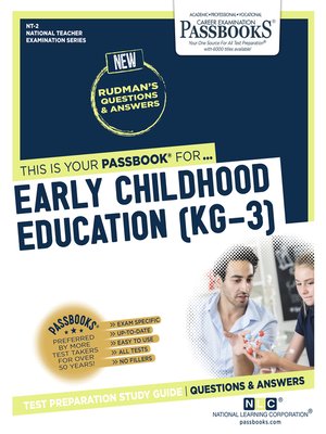 cover image of EARLY CHILDHOOD EDUCATION (KG.-3)